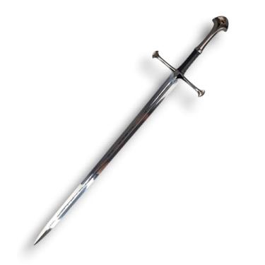 Imagem de Espada Decorativa Anduril Narsil O Senhor dos Anéis em Aço Inox com Suporte para Parede