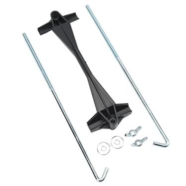 Imagem de Acouto Braçadeira de Bateria Universal de 7 Polegadas e Kit de Porcas de Parafusos de Fixação de 10 Polegadas - Braçadeira de Fixação de Bateria J Design, Construção Em Liga de Alumínio e Aço, Kit