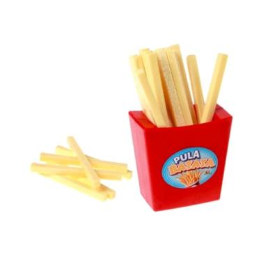 Imagem de Pula Batata Jogo de Diversão com Batatas Fritas de Plástico, Brinquedo Educativo para Crianças, Embalagem Vermelha