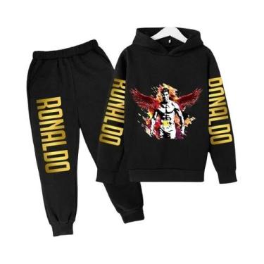Imagem de Conjunto De Agasalho Infantil Com Estampa Do Ronaldo, Moletom E Calças
