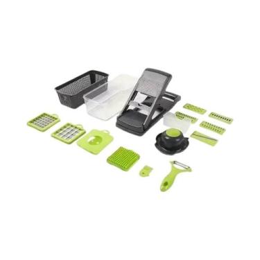 Imagem de Cortador Mandoline 16 Em 1, Ferramenta De Cozinha Para Legumes, Tomate