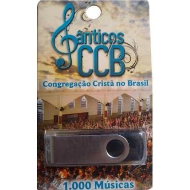 Imagem de Pendraiver sandisk com 1.000 hinos ccb + hinario 05