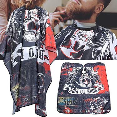 Imagem de Cryfokt Capa de Corte de Cabelo à Prova D'água para Adultos, Avental de Cabeleireiro para Proteger Roupas, Adequado para Salão de Beleza ou Uso Doméstico 56,7 X 62,2 pol., Vestido de Cabeleireiro para Cor de Cabelo, Cuidados Com o , Máscara de , Permanente de , Casa