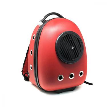 Imagem de Mochila Bolsa para Cães Cachorros Gatos Impermeável Transporte Pet Pas