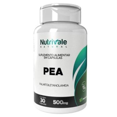 Imagem de Pea Palmitoiletanolamida 30 Capsulas 500mg Nutrivale, Sem sabor