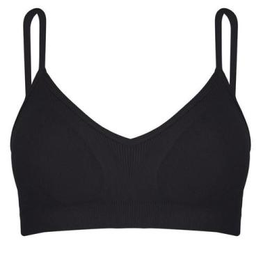 Imagem de Sutiã Com Bojo Removível Sem Costura Lupo 41116-001 Microfibra, P, Pre