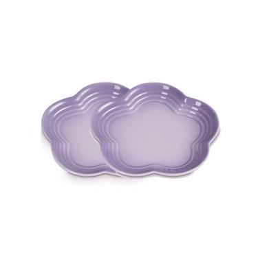 Imagem de Prato Flor 2 Peças 14 cm Roxo Blue Bell Purple Le Creuset
