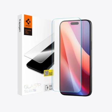 Imagem de Spigen Película protetora de vidro para iPhone 16 Pro Glas.tR Slim HD - AGL07937