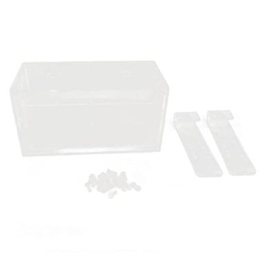 Imagem de SIWOTED Caixa de isolamento para criação de peixes, incubadora lateral de malha transparente para aquário, peixes pequenos (23 * 11 * 12CM)