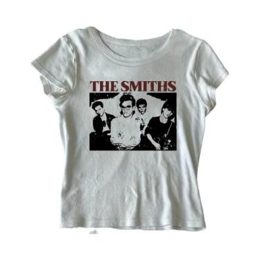 Imagem de Camiseta Unissex Y2K Retrô the Smiths De Verão Com Estampa Gráfica, Ma