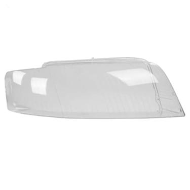 Imagem de Compatível com audi a4 b6 2001-2005 tampa da lente do farol dianteiro automático tampa transparente do farol do carro tampa abajur de vidro escudo da lâmpada(Right)