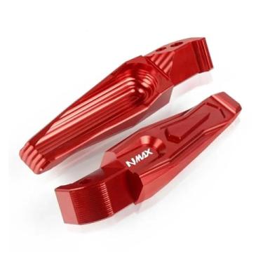 Imagem de Anti-derrapante Pés dobráveis ​​rearset para MT-03 2013-2020 MT07 MT09 TMAX 530 2013-2018 NMAX 155 2015-2018 XP 500 560(Red NMAX)