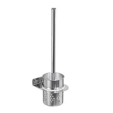 Imagem de Suporte de escova de vaso sanitário, escova e suporte de vaso sanitário, conjunto de escova de vaso sanitário de aço inoxidável para armazenamento de banheiro, suporte de escova de vaso sanitário