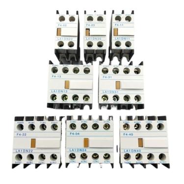 Imagem de LA1-DN22 LA1-DN11 F4-22 11 31 40 Bloco de contator auxiliar o contato auxiliar para contator CA CJX2 LC1-D 4 polos (F4-11)