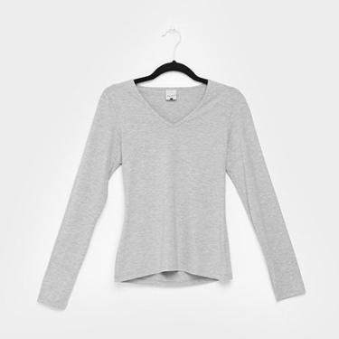 Imagem de Blusa Malwee Manga Longa Básica Feminina-Feminino