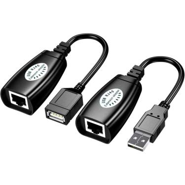 Imagem de Adaptador Extensor Usb Via Cabo De Rede Até 50Metros