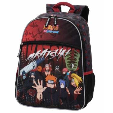 Imagem de Mochila Naruto Akatsuki Escolar 2026 Original Pacific Costas
