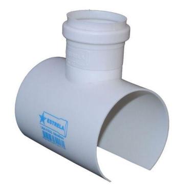 Imagem de Te Redução Para Esgoto Liga Facil 100 X 50mm 2 Polegadas - Estrela 