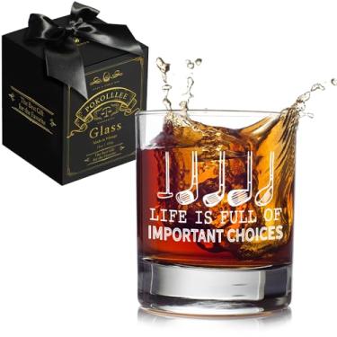 Imagem de Pokolllee Life Full Of Important Choices Presentes de golfe engraçados para homens avô tio golfista chefe pai marido ele namorado irmão, acessórios de golfe presentes para aniversário, dia dos pais