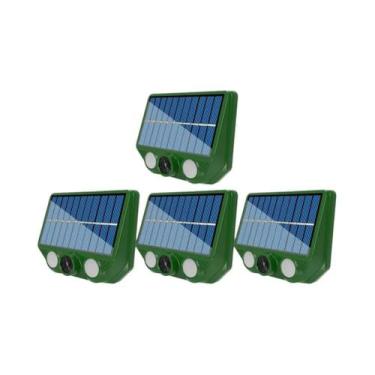 Imagem de Repelente Ultrassônico Solar Para Animais, Sensor De Pragas Para Cães,