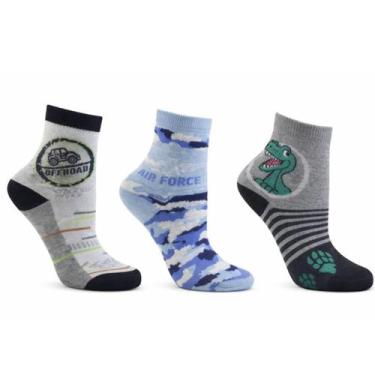 Imagem de Meia meninos escolar derby 2499002 algodão antialergico - Selene, 29 A