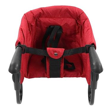 Imagem de TOPINCN Cadeira Com Gancho, Clipes Seguros na Cadeira Alta para bebê, Assento de Alimentação Portátil e Dobrável para Mesa de 0,8 a 3,3 pol., Alta Com Suporte de Carga Forte que (Vermelha)