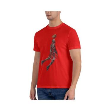 Imagem de Camiseta Masculina Y2K Harajuku Estilo Street Fashion Com Estampa Mich