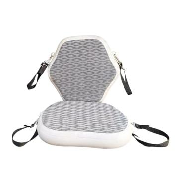 Imagem de UGPLM Assento inflável para caiaque e prancha de stand up paddle, fácil de instalar, leve e confortável, com encosto.