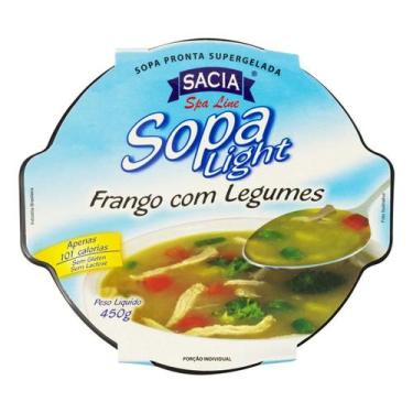 Imagem de Sopa de Frango com Legumes Light Sacia 450g