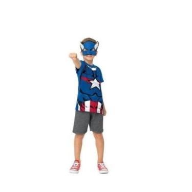 Imagem de Conjunto Infantil Vingadores Com Máscara Malwee Ref. 083170-Masculino