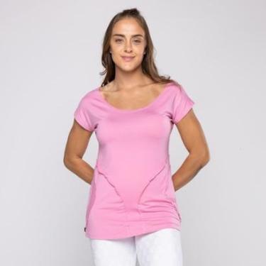 Imagem de Blusa Feminina Manga Curta Tapa Bumbum com Bolso-Feminino