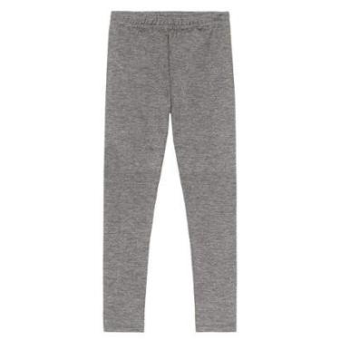 Imagem de Calça legging infantil unissex térmica pesada Brandil-CINZA-Unissex