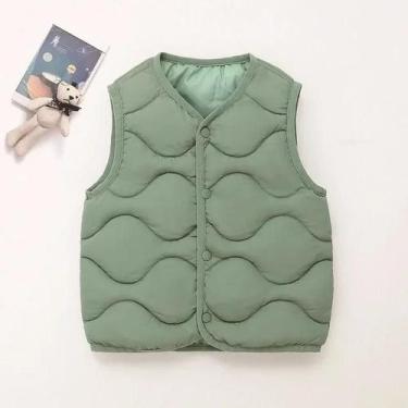 Imagem de Colete De Algodão Para Meninos E Meninas, Quente E Sólido, Roupas Casu