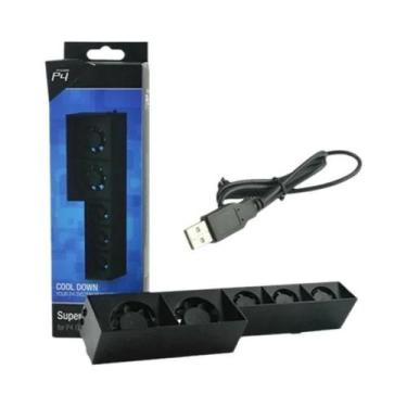 Imagem de Base De Suporte Com Ventilador De Resfriamento Para PS4 pro Slim, Aces