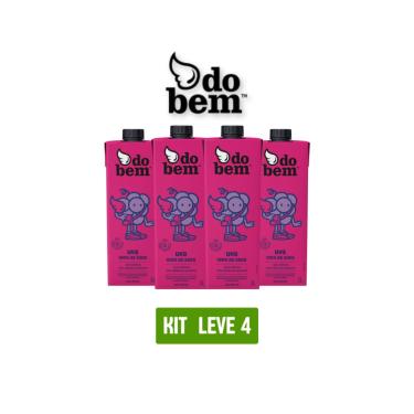 Imagem de Suco De Uva 100% Do Bem 1L - Kit 4 Unidades