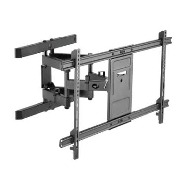 Imagem de Suporte Multiarticulado de Parede para TV e Monitor de 50" a 90", Com Organizador de Cabos, Suporte Até 60kg, Preto, A02V8N, ELG