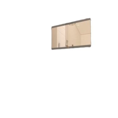 Imagem de Gabinete De Vidro 60Cm Ac Com Cuba Retangular - Prata