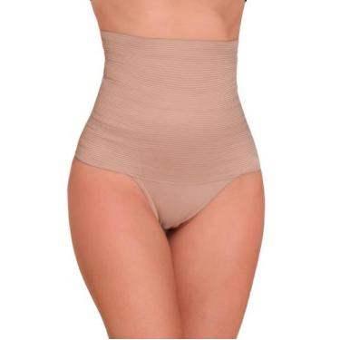 Imagem de Calcinha Cinta Modeladora Zero Barriga Cintura Alta Compressão Redutor