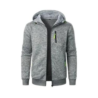 Imagem de Moletom Masculino Oversize Com Capuz E Manga Longa, Jaqueta De Inverno