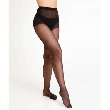 Imagem de Meia Calça Feminina Fio 15 Loba-35038, Preto, P