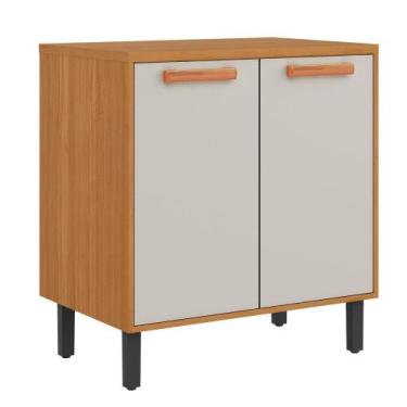 Imagem de Balcão Gabinete Duplo de Cozinha 0,80m 2 Portas Núbia - Itatiaia, Made