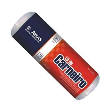 Imagem de Rolo De Lã Natural 23cm Atlas 328-22 Para Pintura Em Superfícies Semir