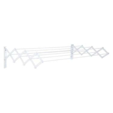 Imagem de Varal Sanfonado 1,2 Metros Em Aço - Capacidade 12 Kg - Mor