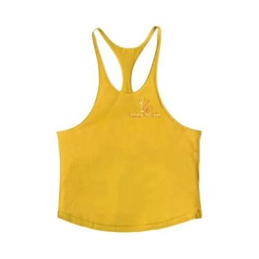 Imagem de Camiseta Sem Mangas Para Musculação Masculina, Tecido Durável, Camiset