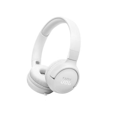 Imagem de JBL Fones de ouvido intra-auriculares Tune 520 C, ajuste confortável, com microfone, som graves puros, predefinições de equalização, conectividade USB-C, design dobrável e cabo sem emaranhados, branco