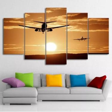 Imagem de Kit Quadros Decoração Painel Decorativos Aviao" - aero print