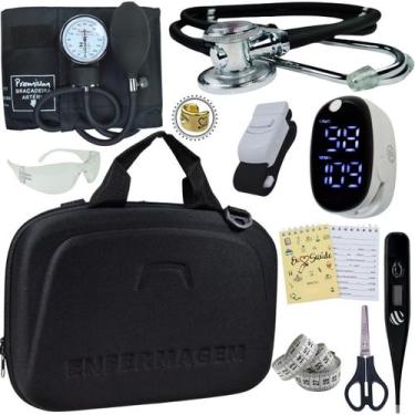 Imagem de Kit Enfermagem Maleta Completo Super Luxo + Monitor Glicose - Love Sau