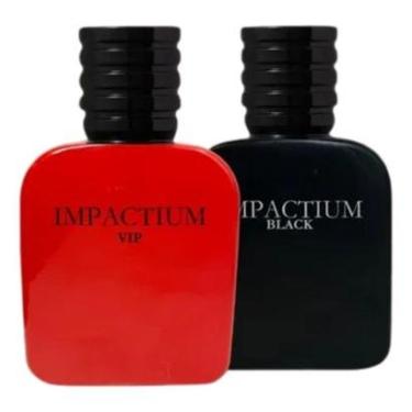 Imagem de Perfume Com Ferormônio Impactium Vip + Black Men 50ml-Masculino