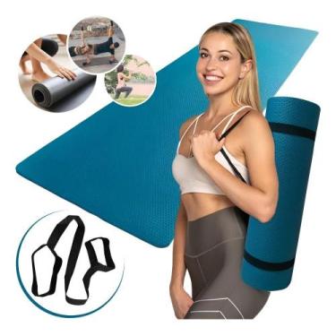 Imagem de Tapete Yoga Pilates Fitness Ginastica 1,80m X 53cm X 5mm Cor - WBFAST