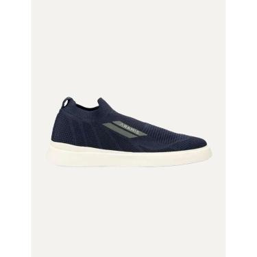 Imagem de Tênis Aramis Masculino Slip On Journey K-nit Tan Azul Marinho-Masculino